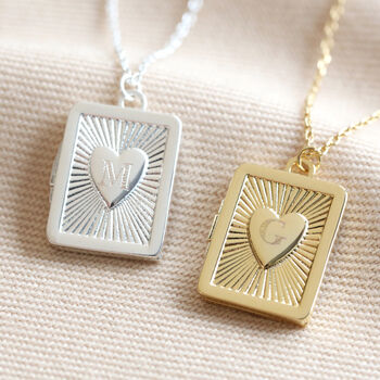 Personalised Vintage Style Book Locket Necklace, 9 of 11