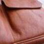 Tan Leather Briefcase Laptop Bag, thumbnail 9 of 12