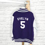 Personalised Kids Varsity Jacket With Name And Age, thumbnail 3 of 6