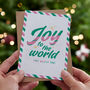 'Joy To The World' Christmas Card, thumbnail 1 of 5