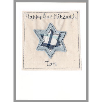 Personalised Bar Mitzvah Or Hanukkah Card, 3 of 12