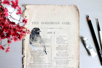 'Bohemian Girl' Original Watercolour Artwork, 4 of 5