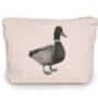 Rana The Duck Cotton Lined Mini Pouch Bag, thumbnail 1 of 2