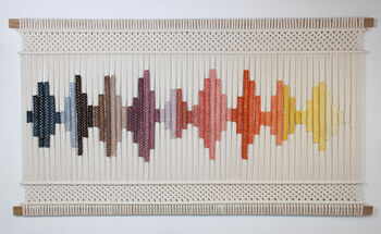 Medium Macrame Wall Hanging 'Suono', 3 of 6