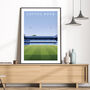 Qpr Loftus Road From The Centre Circle Poster, thumbnail 1 of 7