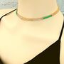 Anouk Gold Plated Beaded Choker Necklace, thumbnail 1 of 3