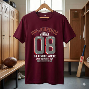 'Authentic Vintage 2008' 18th Birthday Gift T Shirt, 3 of 12