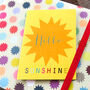 Mini Hello Sunshine Card, thumbnail 1 of 5