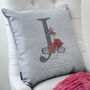 Personalised Birth Flower And Birth Stone Cushion, thumbnail 2 of 12