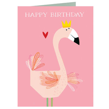 Mini Flamingo Birthday Card, 2 of 3