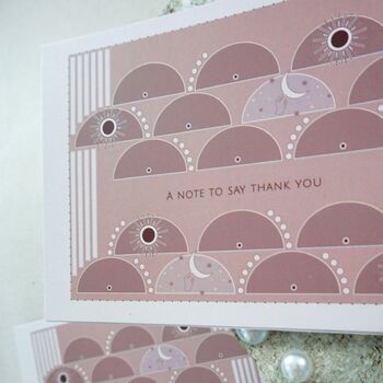 Thank You Note Cards Eco Friendly Luxury Cards, 3 of 4