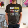Personalised Cassette Tape Music Selection T Shirt, thumbnail 3 of 9