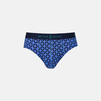 Men's 'Minimalist Geometric' Four Pack Bamboo Briefs, 8 of 12