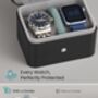 Two Slot Watch Travel Case Watch Box, thumbnail 6 of 7