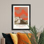 Blencathra Saddleback Lake District Poster Print, thumbnail 4 of 4