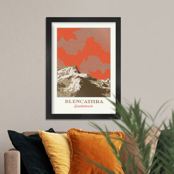 Blencathra Saddleback Lake District Poster Print, 4 of 4