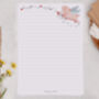 A5 Letter Writing Paper With Cupid Pig Design, thumbnail 3 of 5