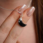 Black Onyx Moon Pendant, thumbnail 5 of 11