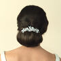 Freshwater Pearl Silver Plated Bridal Comb, thumbnail 4 of 7