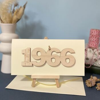 Personalised 1966 60th Anniversary Year Card, 6 of 12