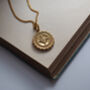 Compass Midi Necklace In Silver Or Gold, thumbnail 1 of 5