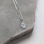 Sterling Silver Hamsa Pendant Necklace, thumbnail 1 of 7