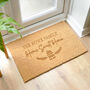 Personalised Home Sweet Home Rectangular Indoor Doormat, thumbnail 1 of 6