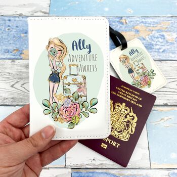 Personalised Wanderlust Adventure Passport And Bag Tag, 2 of 4