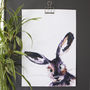 Inky Hare Illustration Large Poster, thumbnail 2 of 4