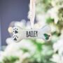 Personalised Dog Bone Christmas Decoration, thumbnail 2 of 3