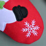 Personalised Christmas Stocking With Pom Poms, thumbnail 4 of 4