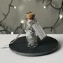 Miniature Silver Snowflakes Personalised Christmas Decoration, thumbnail 8 of 11