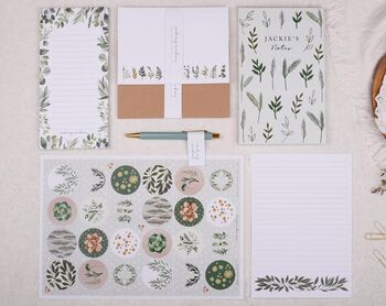 Personalised Botanical Desk Stationery Gift Box, 2 of 6