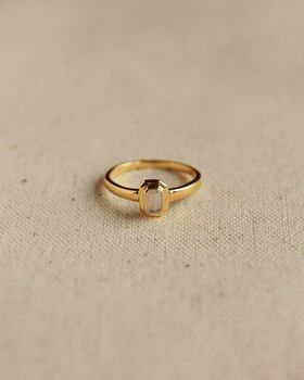 Frances Gold Vermeil Birthstone Ring, 8 of 12