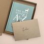 The Dog Lover's A To Z With Personalised Dog Breed Birthday Card, thumbnail 6 of 12