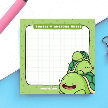 Turtle Sticky Notes | Cute Stationery, 2 of 5