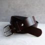 Handmade Personalised Men's Leather Belt, thumbnail 7 of 8