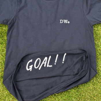 Personalised Goal T Shirt, 4 of 4