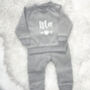 Personalised Name With Heart Baby Jogger Set, thumbnail 1 of 7
