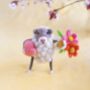 Heart And Flowers Sheep, thumbnail 1 of 3