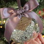 Personalised Engagement Christmas Bauble, thumbnail 2 of 4