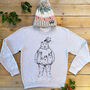 Christmas Pudding Jumper Unisex, thumbnail 3 of 4