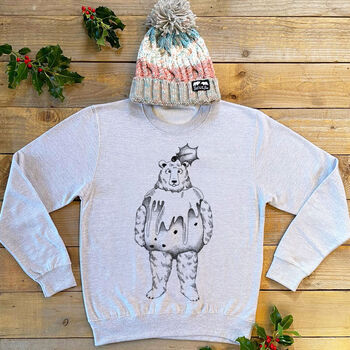Christmas Pudding Jumper Unisex, 3 of 4