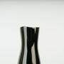 Handmade Stoneware Black Bud Vase For Flowers, thumbnail 2 of 3