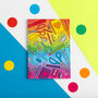 Rainbow Stationery A6 Notebook, thumbnail 1 of 8