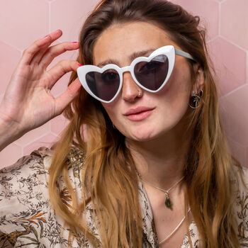 Pink Hen Party Heart Sunglasses, 2 of 6