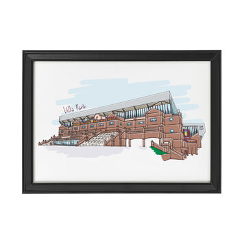 Personalised Aston Villa, Villa Park Stadium Print, 6 of 6