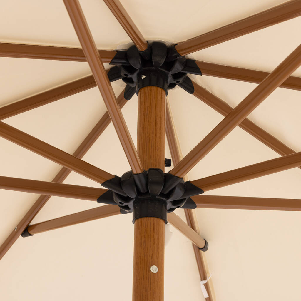 Cream Parasol With Triple Fringe By Ella James