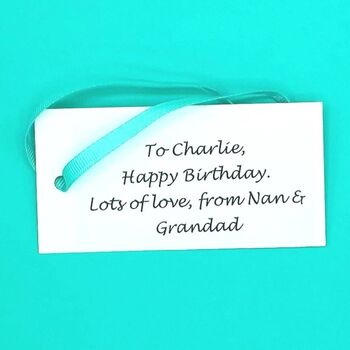 Birthday Mini Highland Rainbow Coo Soft Plush Cow With Pre Engraved Happy Birthday Tag, Gift Boxed **Top Seller**, 8 of 9