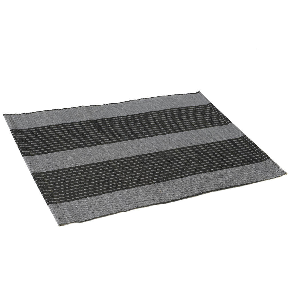 Contemporary Black Bamboo Placemats By Dibor